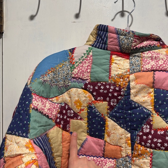 Sezane Multicolor Patchwork Jacket - Picture 15 of 16